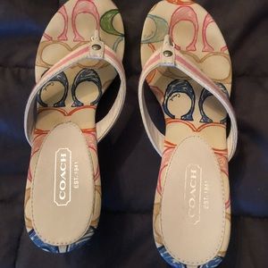 💗 coach wedge shoes💗